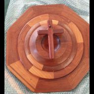 Font Warriors Chapel made from cedar