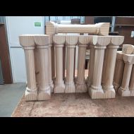 Turned Bookcase Ends