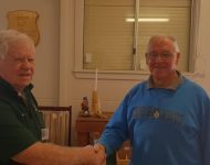 Mike Hardie (President) and John McMahon